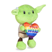Star Wars: Pride Yoda Galaxy Heart Squeaker Pet Toy