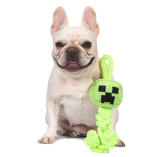 Minecraft: Creeper Rope Squeaker Pet Toy
