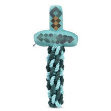 Minecraft: Diamond Sword Rope Squeaker Pet Toy