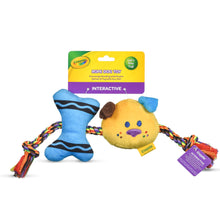 Crayola: 10" Crayon Rope Plush Squeaker Pet Toy