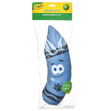 Crayola: 12" Aromatherapy Blue Crayon Plush Squeaker Pet Toy