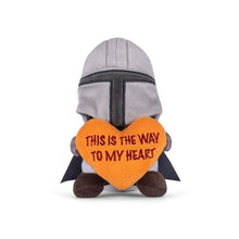 Star Wars: V-Day Mandalorian "To My Heart " Plush Squeaker Pet Toy