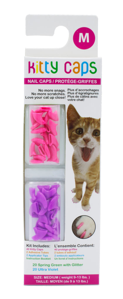 Kitty Caps Nail Caps Kit Small Hot Purple Hot Pink - 44 Piece Kit, 44 Count  - Kroger