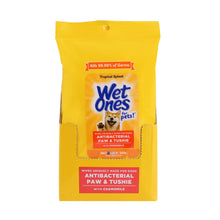 Wet Ones Anti-Bacterial Paw/Tushie Wipe for Dogs - 30 ct pouch, 8 pc PDQ