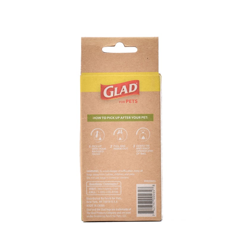 Glad pet best sale waste bags