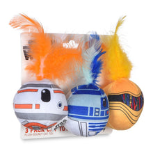 Star Wars: C3PO, BB8, R2D2 Jingle Bell Cat Toy-3pk
