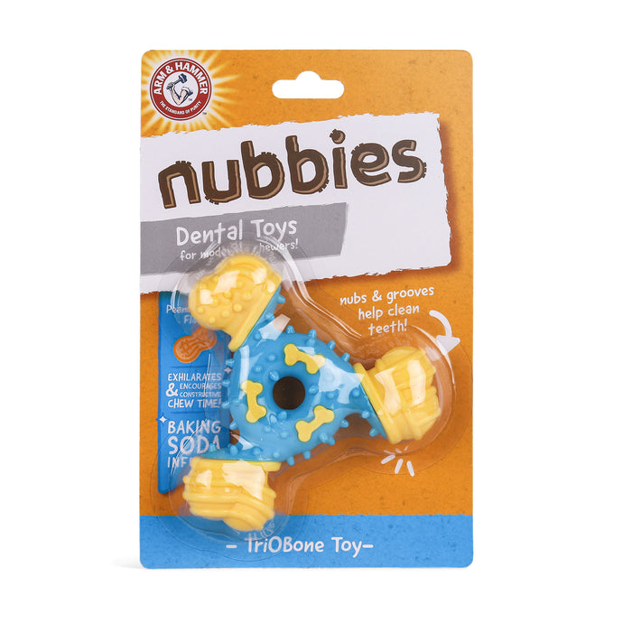 Arm & Hammer: Nubbies TriOBone Bone Dental Toy for Dogs