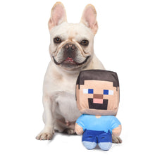 Minecraft: Steve Figure Plush Squeaker Pet Toy
