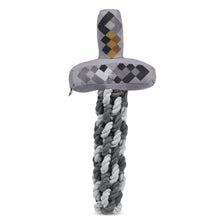Minecraft: Iron Sword Rope Squeaker Pet Toy