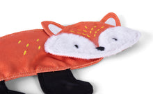 The Dodo Crinkle Flattie Red Fox Dog Toy