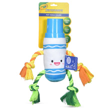 Crayola: 6" Marker Rope Plush Squeaker Pet Toy