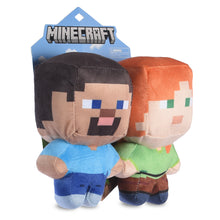 Minecraft: Steve & Alex Figure Plush Squeaker Pet Toy Set