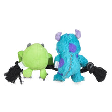 Disney Pixar: Monsters, Inc. Sulley & Mike Hanging Plush Rope Squeaker Pet Toy