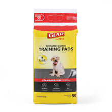Glad for Pets Activated Carbon Training Pads for Puppies and Senior Dogs, 50 Count