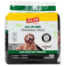 Glad for Pets Activated Carbon Training Pads for Puppies and Senior Dogs, 100 Count