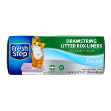 Fresh Step Drawstring Litter Box Liners: Large Size, 7 Count