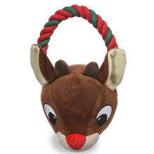 Rudolph: 7.5" Rudolph Rope Head Pet Toy