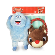 Rudolph: 9" Bumble & Rudolph Rope Pull Pet Toy - 2PC Set