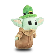 Star Wars: St Patty's Grogu Leprechaun Hat Squeaker Pet Toy