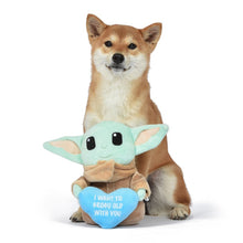 Star Wars: V-Day Grogu "With You" Plush Squeaker Pet Toy