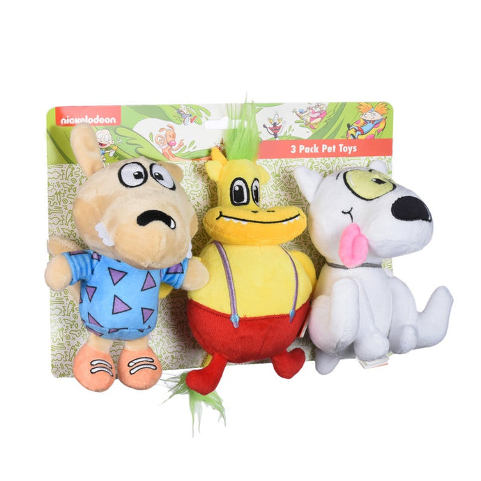 Peanuts Classic Plush Pet Toys, 3-Pack