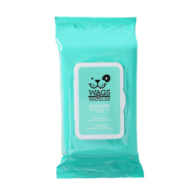 Wags & Wiggles Cleanse Hypoallergenic Wipes, 100 ct
