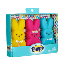 Peeps: 4" Dress-up Bunnies Vinyl Squeaker Pet Toy - 3PC Set