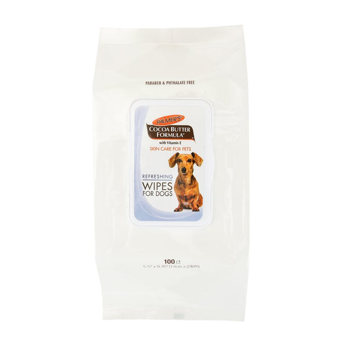 Palmer's for Pets Refreshing Wipe for Dogs with Cocoa Butter, 100ct