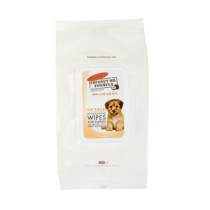 Palmer's for Pets Puppy Wipes for Dogs with Cocoa Butter, 100ct