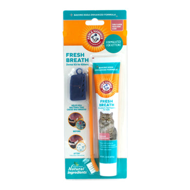 Arm & Hammer Fresh Breath Dental Kit for Kittens, Tuna Flavor