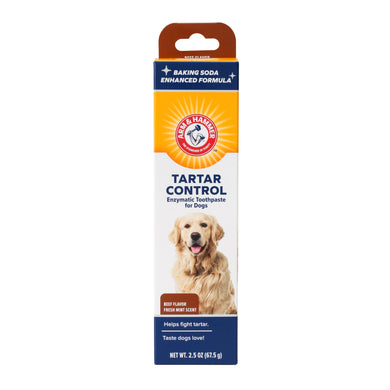 Arm & Hammer Tartar Control Enzymatic Toothpaste for Dogs, Beef Flavor