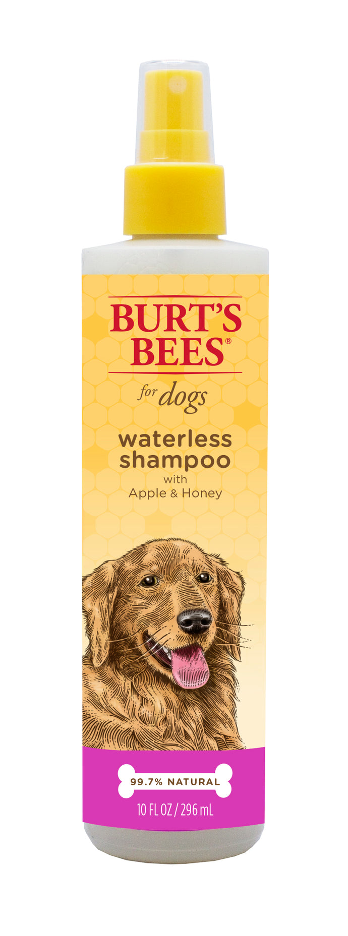 Burt's Bees Waterless Shampoo Spray with Apple and Honey, 10 oz