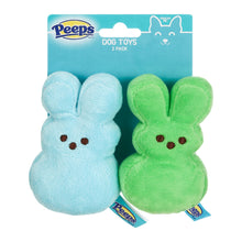 Peeps: 4" Plain Bunnies Plush Squeaker Pet Toy 2PK - Assorted
