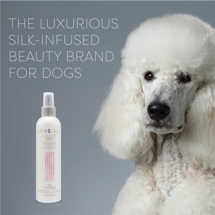 One of our best dog hair products for intense shine and a silky