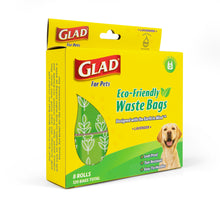 GLAD for Pets Eco-Friendly Scented Waste Bags - 8 Rolls/120 bags