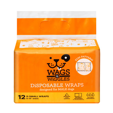 Wags & Wiggles X-Small Male Wraps - 9