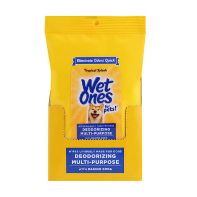 Wet Ones Deodorizing Wipe for Dogs - 30 ct pouch, 8 pc PDQ