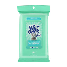 Wet Ones Hypoallergenic Wipe for Cats - 30 ct pouch, 8 pc PDQ