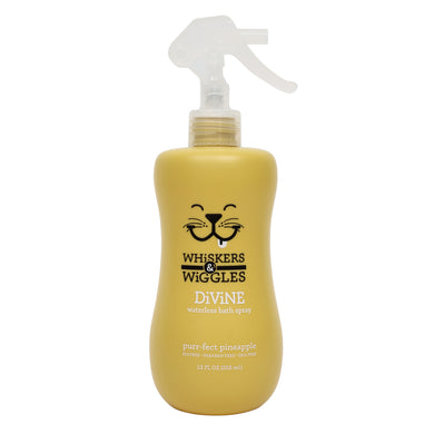 Whiskers & Wiggles Divine Waterless Bath Spray, 12 oz
