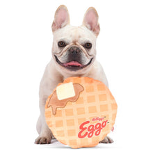 Kellogg's: 9" Large Eggo Waffle Plush Figure Squeaker Pet Toy