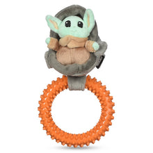 Star Wars Mandalorian: The Child in Cradle Puppy Teether Ring Toy