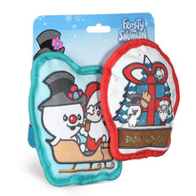 Frosty the Snowman: 6" Snowglobe & Sleigh Silo Plush Toys - 2pc Set