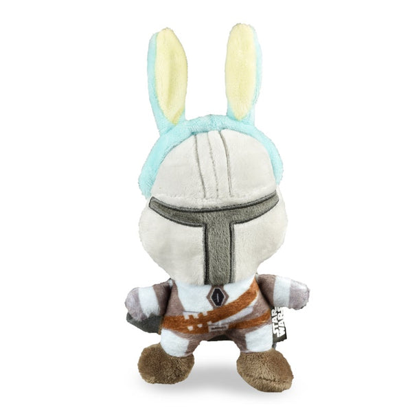 Star Wars: Easter Mandalorian Bunny Hunter Plush Squeaker Pet Toy