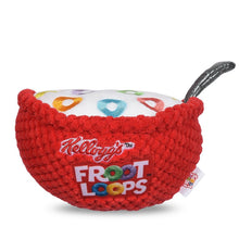 Kellogg's: 6" Froot Loops Cereal Bowl Plush Figure Squeaker Pet Toy