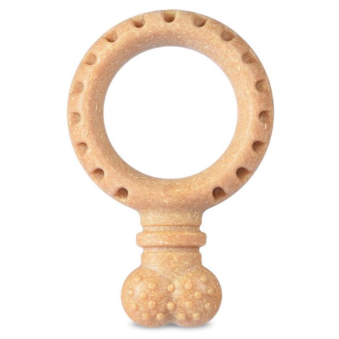 Arm & Hammer PP+Pine Saw Dust Classic Bone Dog Toy - Peanut Butter Flavor -  5 1 ct