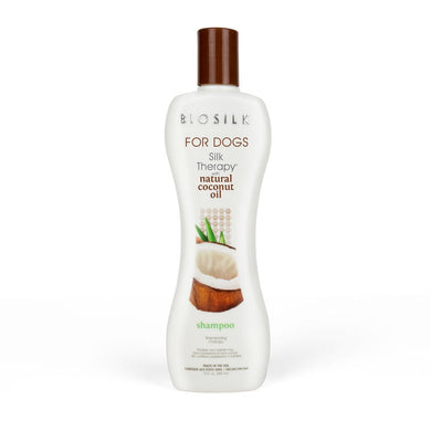 Biosilk for Dogs Silk Therapy Shampoo Organic Coconut Oil, 12 oz