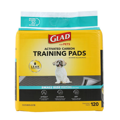 GLAD for Pets Small Carbon Activated Training Pads - 17.5