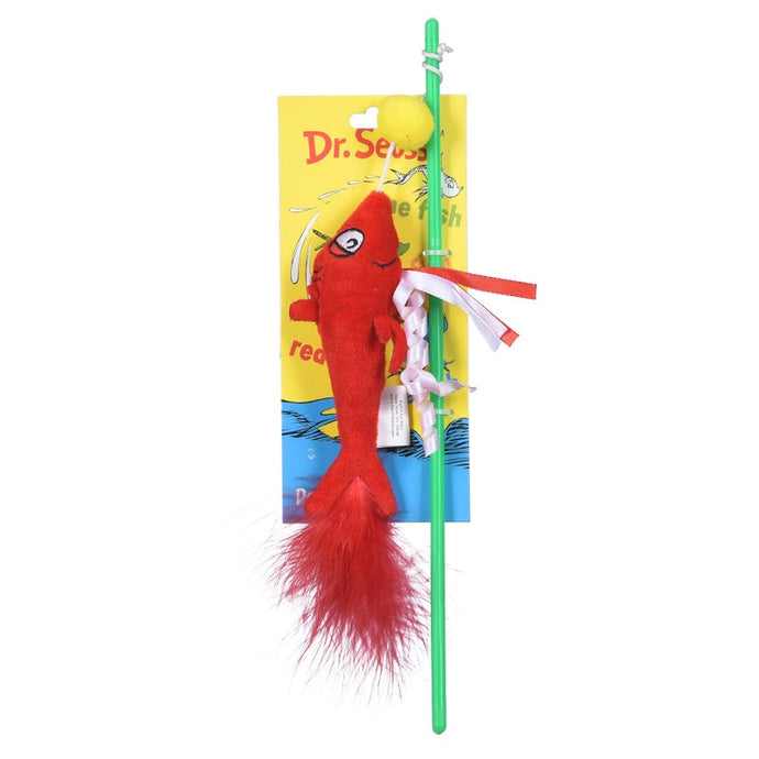 Dr. Seuss: Fish Wand Catnip Toy