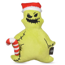 Nightmare Before Christmas: 6" Holiday Oogie Boogie with Santa Hat & Cane Plush Squeaker Toy