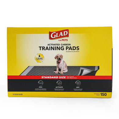 Glad For Pets Activated Carbon Training Pads - 150 Pack
